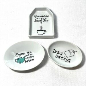 Punny Tea Bag Coasters